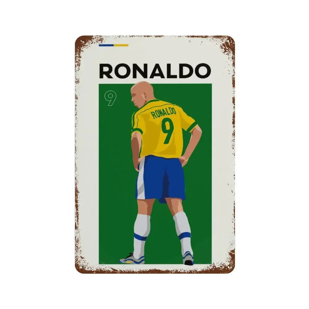 Football Magic Metal Poster