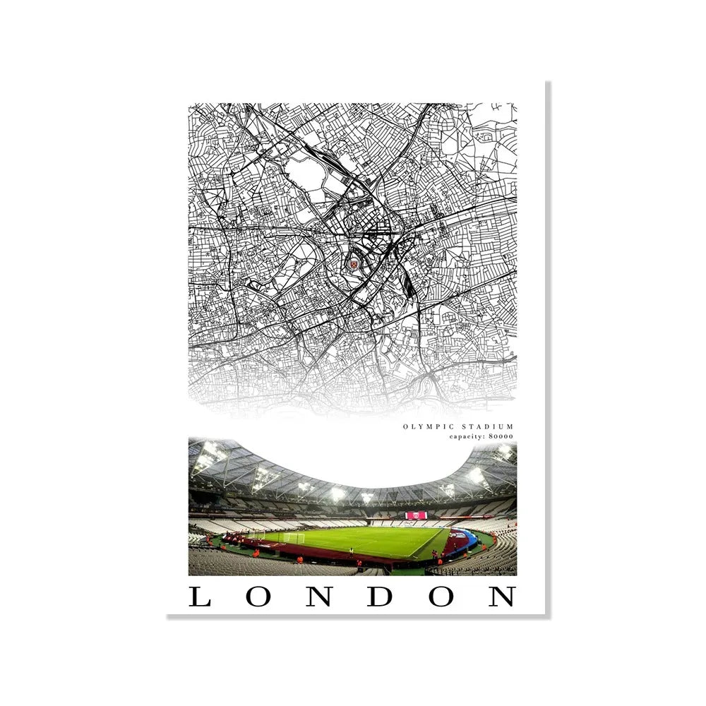 Ultimate UK Football Stadium Art