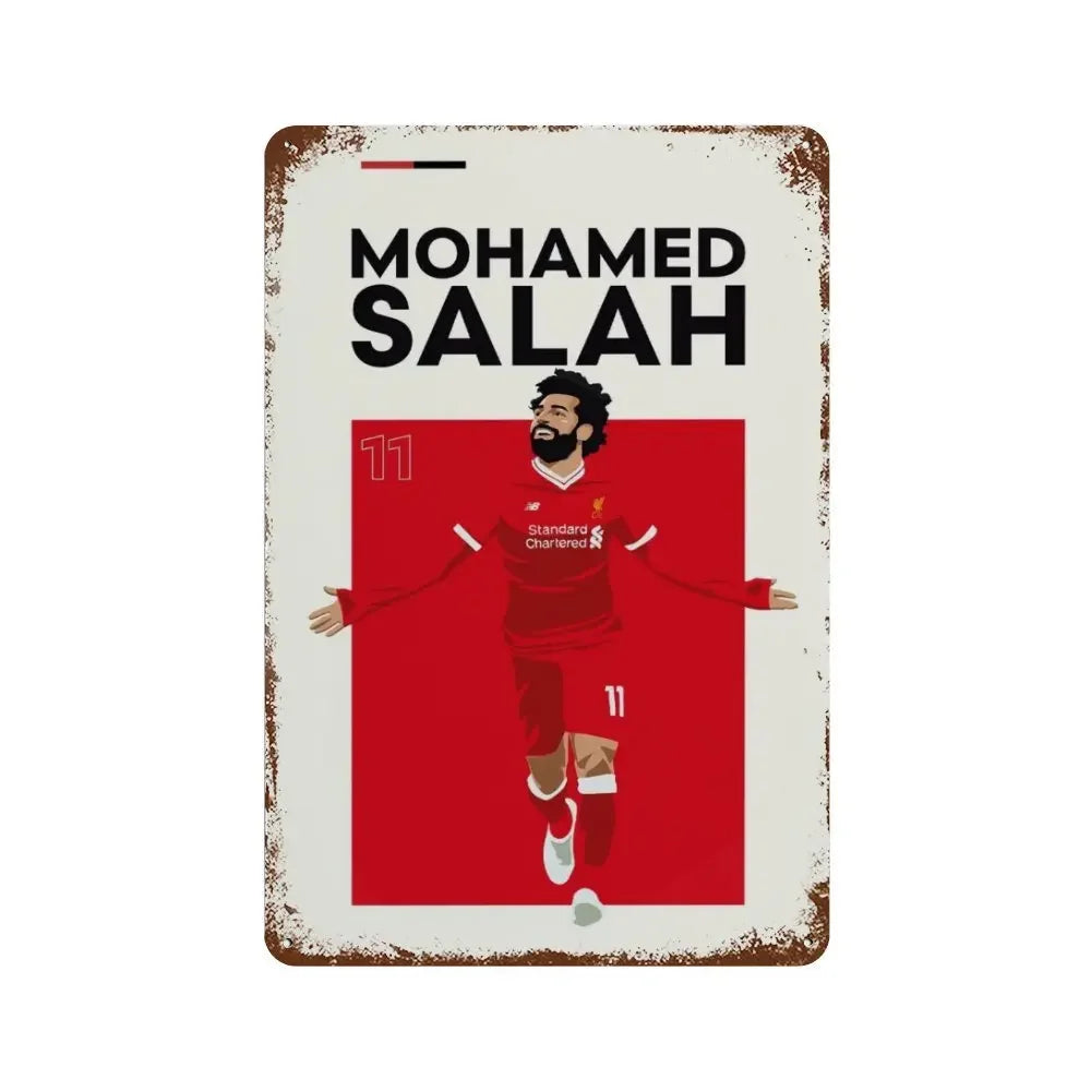 Football Magic Metal Poster