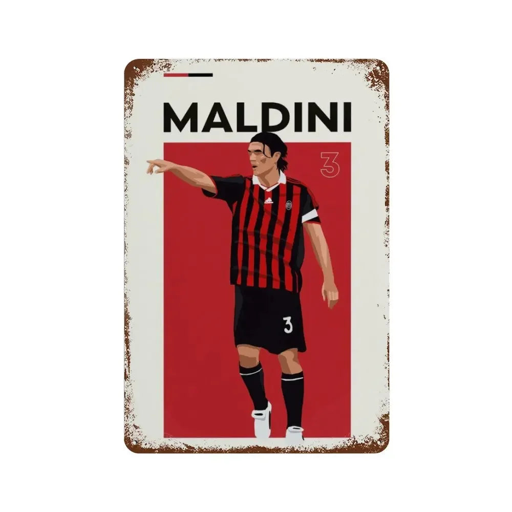 Football Magic Metal Poster