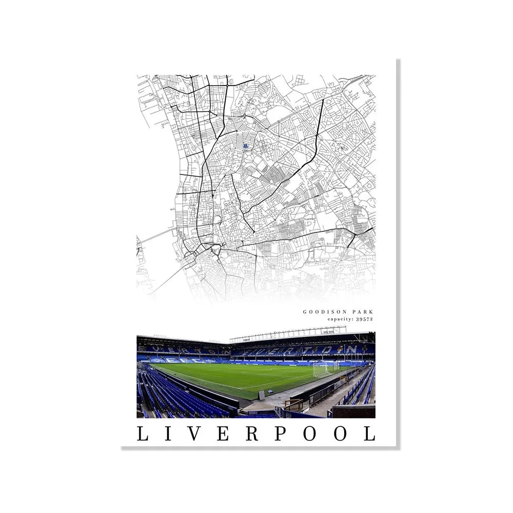 Ultimate UK Football Stadium Art
