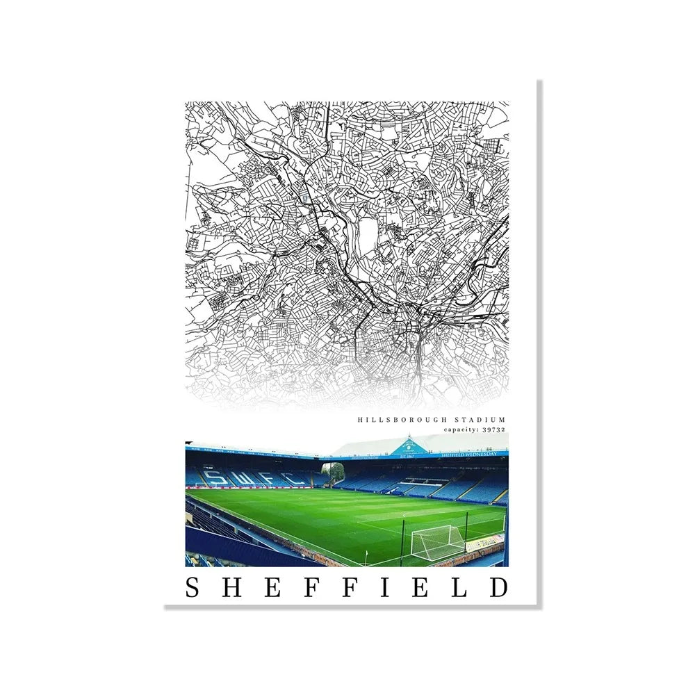 Ultimate UK Football Stadium Art