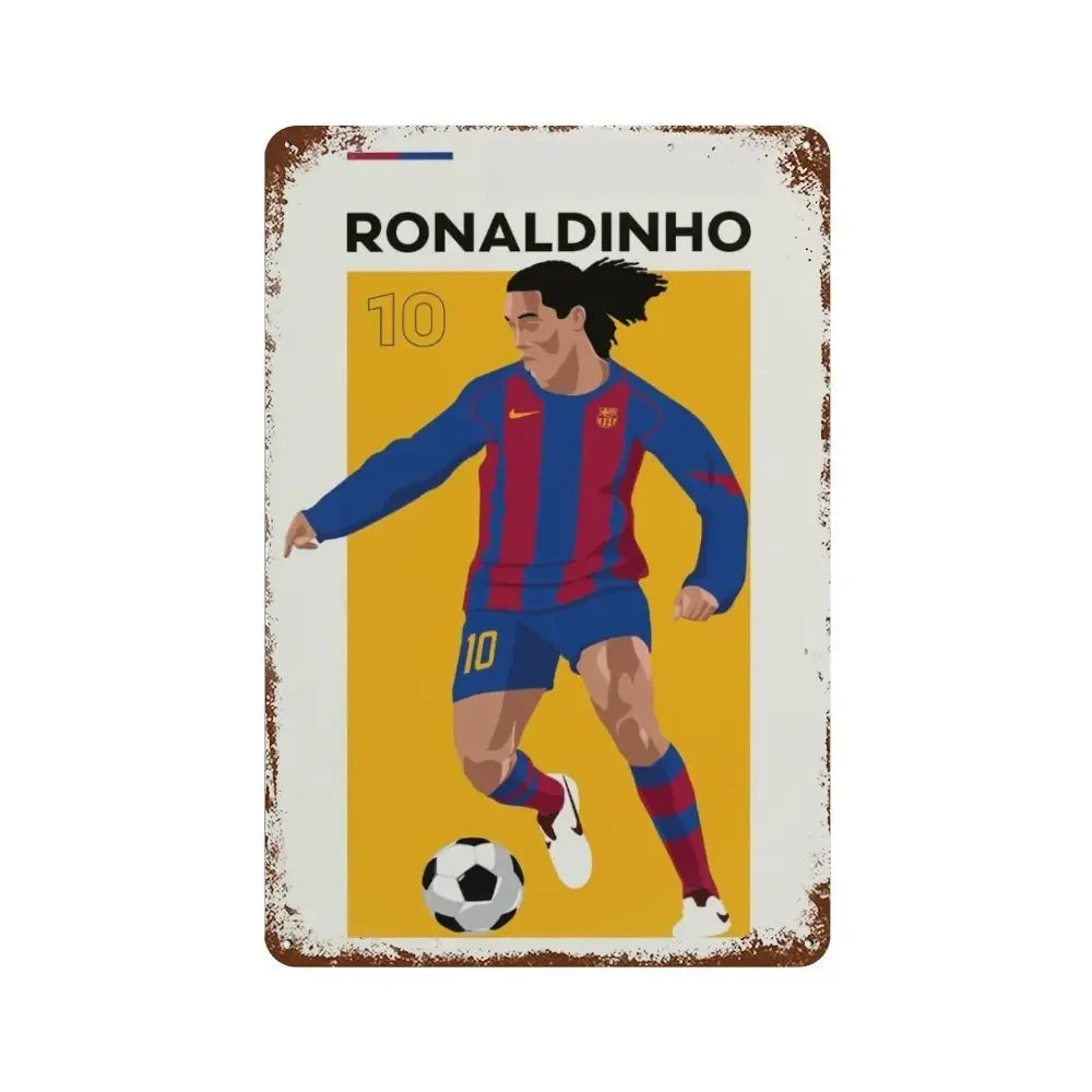 Football Magic Metal Poster
