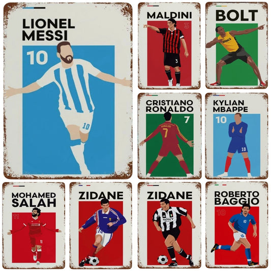 Football Magic Metal Poster